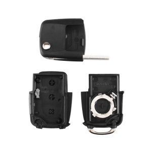 Set complet carcasa cheie 4 butoane cu suport lama pentru VW Golf, Polo