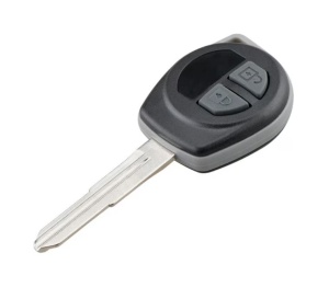 Teljesen programozható autókulcs, kompatibilis: Suzuki Swift, SX4, Vitara, Ignis, Jimny, Splash, 2 gomb, 433 MHz, ID46 chip