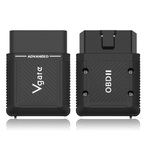 Vgate vLinker MS – trei unghiuri (față, spate, lateral) ale adaptorului