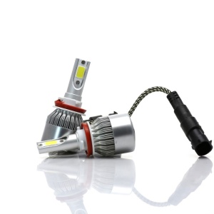 2 db Auto Techstar® C6 LED-es készlet, H11/H8/H9, 36w, 3800 lumen, 6500K, AUTO, 12-24 volt, COB - Img 2