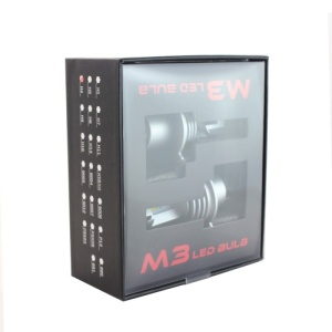 2 db Auto Techstar® M3 LED készlet, H7, 40w, 8000 lumen, 6500K, AUTO, 12-24 volt, ZES, Canbus, réz mag, alumínium radiátor - Img 5
