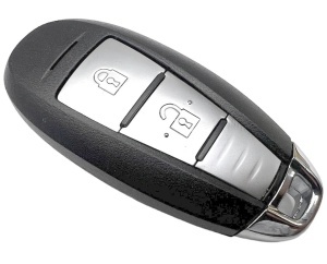 2 gombos autókulcstartó, kompatibilis a 2010–2016-os Suzuki Swift modellekkel – közelségi távirányítós típus