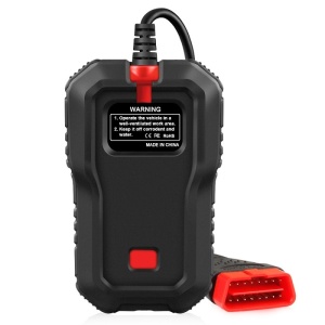 Tester KONNWEI KW360 vedere spate cu mufa OBD rosie