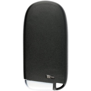 Cheie auto completa Techstar Jeep Chrysler Dodge 4+1 butoane vedere spate carcasa neagra