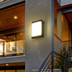 Aplica LED exterior Techstar EX10 iluminand terasa in timpul noptii