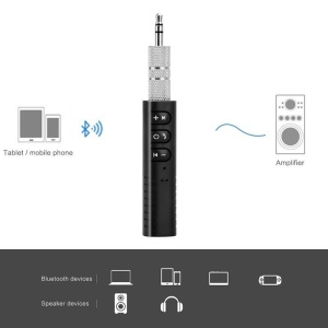 Rádióerősítő Techstar® Bluetooth Audio Jack 3,5 mm-es vezeték nélküli automatikus klip a BT2-n - Img 11