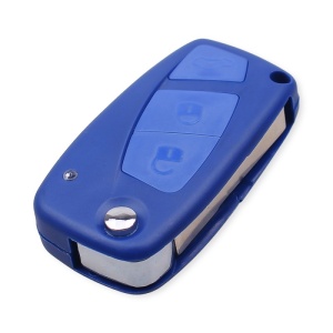 Techstar® automata kulcstartó, Fiat Punto, Ducato, Panda, Bravo Doblo modellekhez, 3 gomb, kék