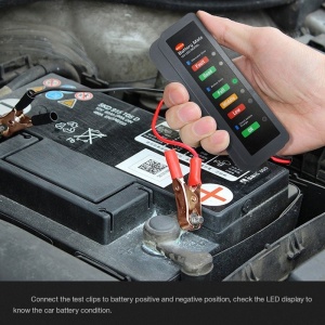 Techstar® autós akkumulátor és generátor tesztelő,12V - Img 6