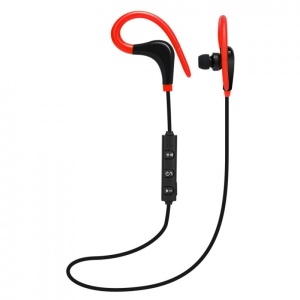 Techstar® BT200 vezeték nélküli fülhallgató, Bluetooth 4.1, HD audio, piros - Img 3