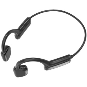 Techstar® G1 intelligens fejhallgató, vezeték nélküli, fül mögött, Bluetooth V5.1, 130 mAh akkumulátor, iPhone Xiaomi Huawei, Samsung, fekete