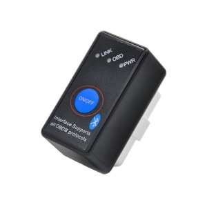 Techstar® Mini diagnosztikai interfész, OBD2, Bluetooth, BE / KI gomb
