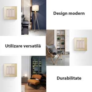 Exemple de utilizare intrerupator triplu cap scara in diferite incaperi