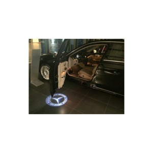 Accesoriu auto luminescent Mercedes - Set complet 2 bucăți, calitate superioară