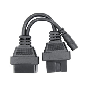 Cablu adaptor Mitsubishi 12 pin rotund la OBD2 16 pin, mufe paralele