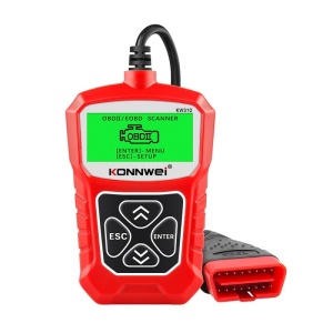 Techstar ELM 327 OBDII Hibakód olvasó, hibakijelzés + leírás, visszaállítások, élő adatok, piros