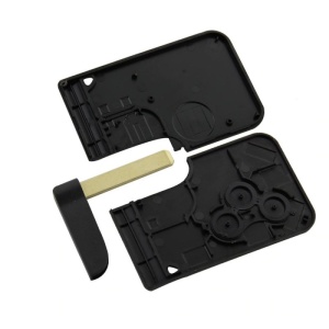 Set carcasa si lama cheie Renault Clio Megane Scenic 3 butoane
