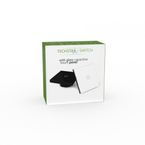 Cutie ambalaj intrerupator touch Techstar TG02 culoare aurie