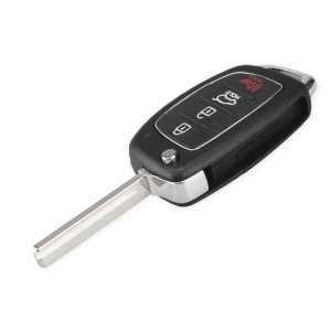 Carcasa cheie auto 4 butoane TOY40 Hyundai Santa FE IX25 IX35 IX45 vedere completa cu lamela montata