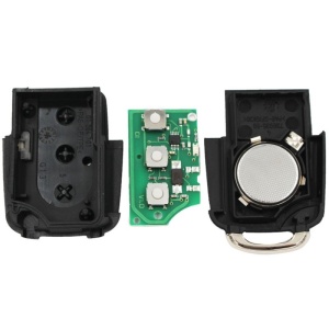 Placa electronica si carcasa cheie auto VW 3 butoane, 433Mhz, ID48