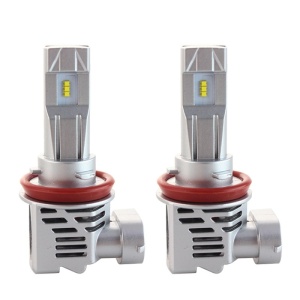 2 db Auto Techstar® M3 LED-es készlet, H11, 40w, 8000 lumen, 6500K, AUTO, 12-24 volt, ZES, Canbus, rézmag, alumínium radiátor