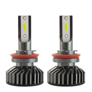 2 db Auto Techstar® P1 LED-es készlet, H11/H8/H9, 36w, 4000 lumen, 6500K, AUTO, 12-24 volt, DOB, Canbus, rézmag, alumínium radiátor