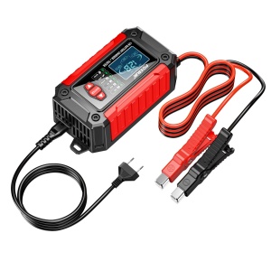 Redresor FOXSUR FTC-1206 pentru baterii auto si moto, clesti de conectare inclusi