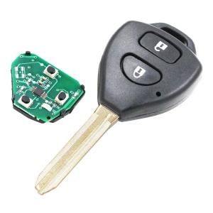 Autókulcs komplett Techstar távirányítóval kompatibilis Toyota RAV4, Corolla, Yaris, 2 gomb, 433 MHz, 4D67 / 72G chip, B41TA / B42TA, TOY43 penge - Img 8