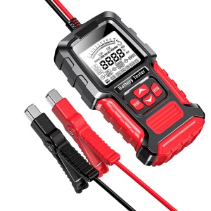 Tester Foxsur FBT-300 negru si rosu cu afisaj LCD 2.7 inch