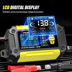 Incarcator FOXSUR FTC-1206 cu functie desulfatare si reparare baterii auto