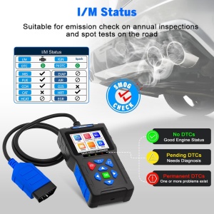 JFIND JF700 Pro OBD2 szkenner autótesztelő – Teljes körű motor-, akkumulátor- és érzékelődiagnosztika, 12 V, színes képernyő - Img 12