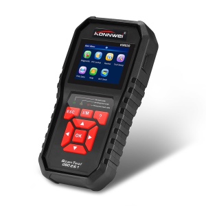 Tester OBD2 vedere laterala pe fundal alb