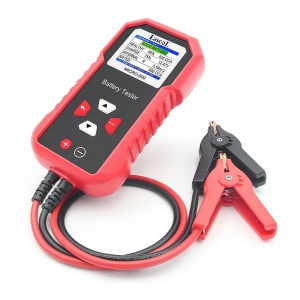 Tester portabil Lancol conectat la baterie auto