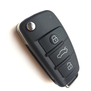 Cheie auto carcasa tip briceag 3 butoane cu design modern pentru Audi