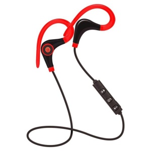 Techstar® BT200 vezeték nélküli fülhallgató, Bluetooth 4.1, HD audio, piros