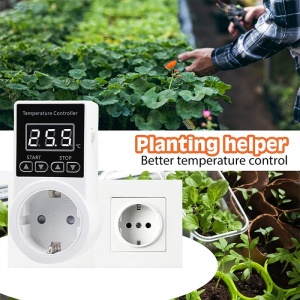 priza techstar cu timer digital pentru incubatoare si germinare