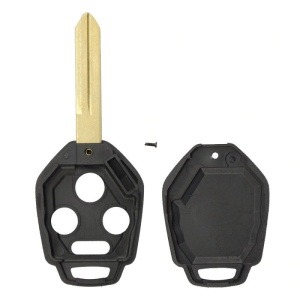 Set complet carcasa cheie Techstar Subaru Tribeca, Legacy, Outback, 4 butoane, fata si spate, model negru
