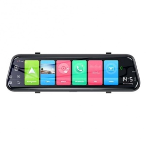 Techstar® Z9 Plus kéttükrös autós kamera, Android 8.1, 4G és WiFi, 9,66" IPS Touch Full HD, Hotspot, ADAS, GPS, FM-modulátor, autós asszisztens