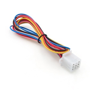 Cablaj electric alarma antifurt Techstar 12V cu fire colorate si conector