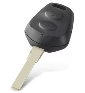 Techstar 2 gombos autókulcs-burkolat, kompatibilis a Porsche Boxster S 986, 911, 996 modellekkel – HU66 penge