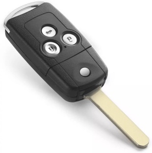 Cheie auto Honda 3 butoane cu lamă inserată – vedere frontală