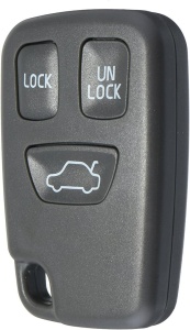 Telecomandă carcasă Volvo 3 butoane – design vertical
