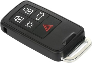 Carcasa Volvo neagra, stil clasic cu 5 butoane