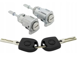 Techstar ajtózár hengerfej készlet, kompatibilis a VW Golf 4, Bora, Passat B5, Polo 9N, Skoda Octavia, Fabia, Audi A6 C5 modellekkel, 1U0837167E