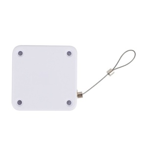 Inchizator automat Techstar P12 alb vedere spate cu cablu de otel