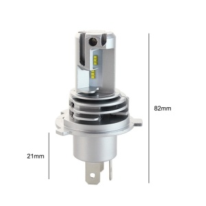 Techstar M3 LED autó izzó készlet, 2 db, H4, 40w, 8000 lumen, 6500K, AUTO, 12-24 volt, ZES, Canbus, rézmag, alumínium radiátor - Img 5