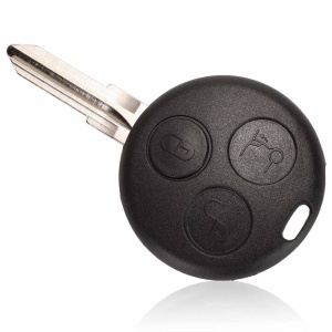 Carcasa cheie auto Techstar Mercedes Smart 3 butoane cu lama si design clasic