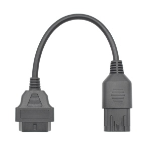 Cablu adaptor OBD2 la 8 pini Polaris, ambele mufe in cadru