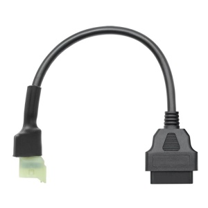 Techstar OBD2 Diagnosztikai adapterkábel, Honda motorkerékpárokhoz, 4 tű - 6 tű