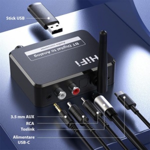 utilizare convertor audio bluetooth techstar ot13 in configuratie home theater