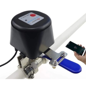Techstar Smart Valve szelep, vezeték nélküli kapcsolat, Stop és Start tápellátás, víz-/gázcső, Tuya, Google Assistant kompatibilis - Img 3